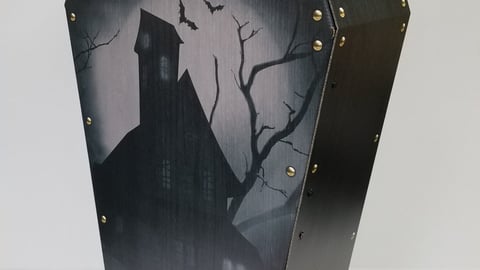 Black Box Coffin Floorstand